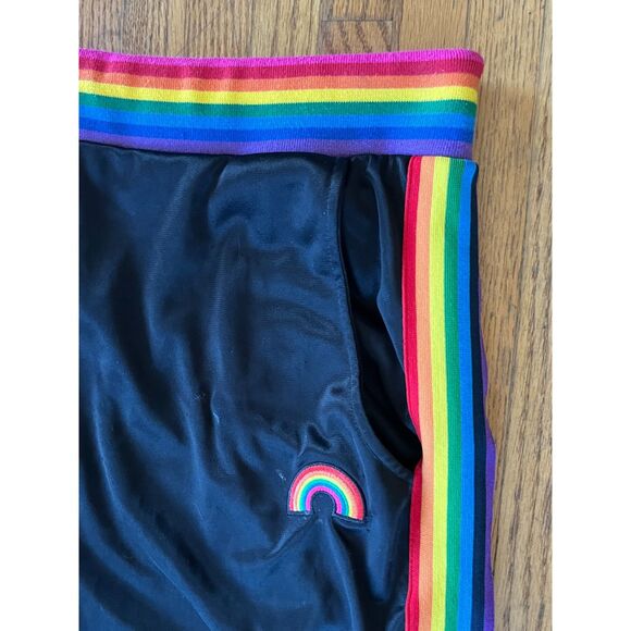 CLUB EXX Black Rainbow Sweatpants Trousers  Women's Size 2XL - Picture 4 of 8